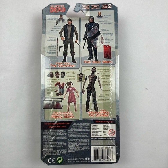 Lot of 3 Walking Dead Toys McFarlane Michonnes Pet Funko Daryl Keychain Cards - Picture 2 of 11